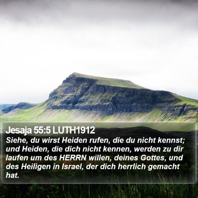 Jesaja 55:5 LUTH1912 Bible Verse Image
