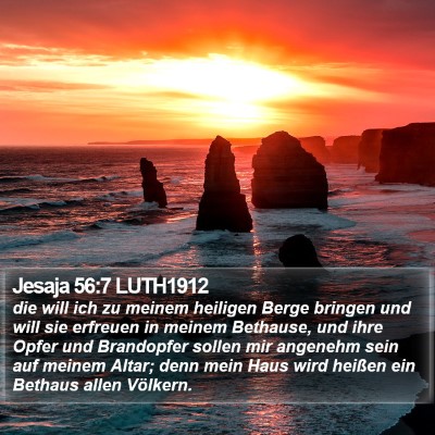 Jesaja 56:7 LUTH1912 Bible Verse Image