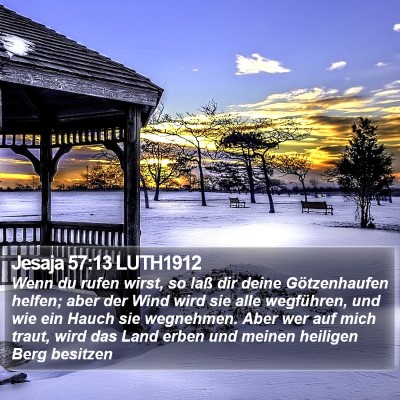 Jesaja 57:13 LUTH1912 Bible Verse Image