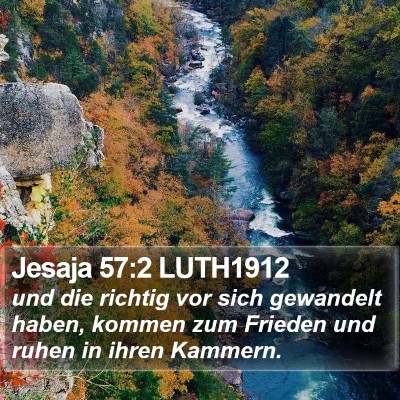 Jesaja 57:2 LUTH1912 Bible Verse Image