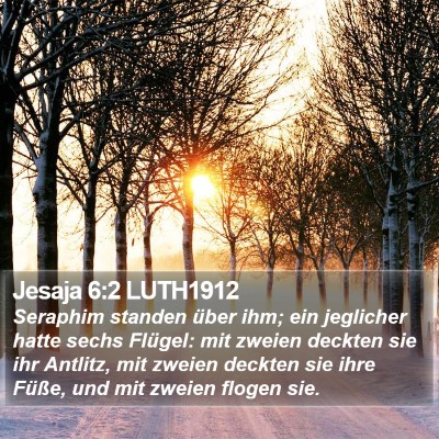 Jesaja 6:2 LUTH1912 Bible Verse Image