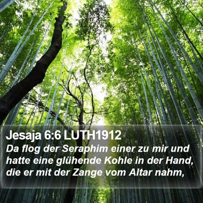 Jesaja 6:6 LUTH1912 Bible Verse Image