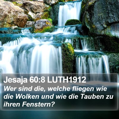 Jesaja 60:8 LUTH1912 Bible Verse Image