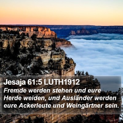 Jesaja 61:5 LUTH1912 Bible Verse Image