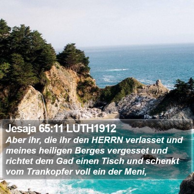 Jesaja 65:11 LUTH1912 Bible Verse Image