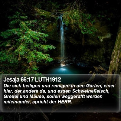 Jesaja 66:17 LUTH1912 Bible Verse Image