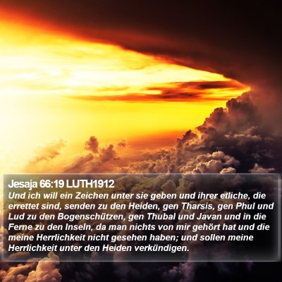 Jesaja 66:19 LUTH1912 Bible Verse Image