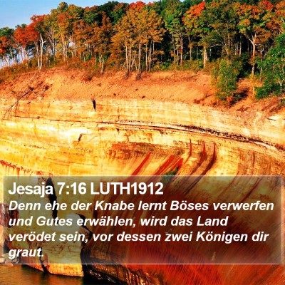 Jesaja 7:16 LUTH1912 Bible Verse Image