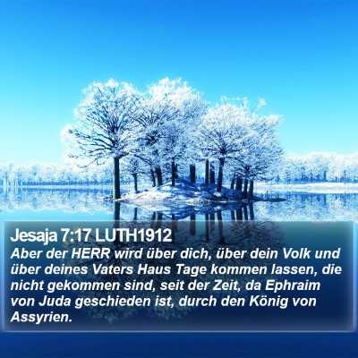 Jesaja 7:17 LUTH1912 Bible Verse Image