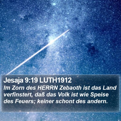 Jesaja 9:19 LUTH1912 Bible Verse Image