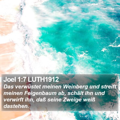 Joel 1:7 LUTH1912 Bible Verse Image