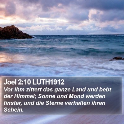 Joel 2:10 LUTH1912 Bible Verse Image