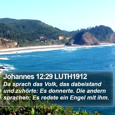 Johannes 12:29 LUTH1912 Bible Verse Image