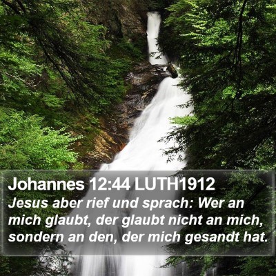 Johannes 12:44 LUTH1912 Bible Verse Image