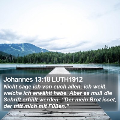 Johannes 13:18 LUTH1912 Bible Verse Image