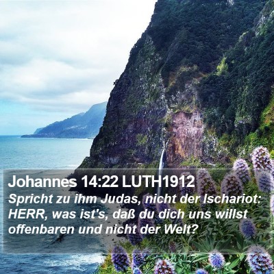 Johannes 14:22 LUTH1912 Bible Verse Image