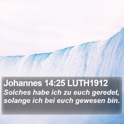 Johannes 14:25 LUTH1912 Bible Verse Image