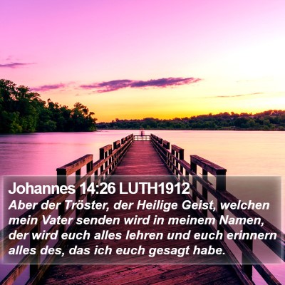 Johannes 14:26 LUTH1912 Bible Verse Image