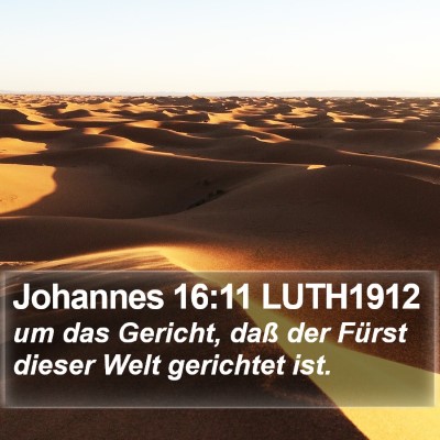 Johannes 16:11 LUTH1912 Bible Verse Image