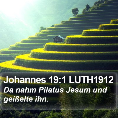 Johannes 19:1 LUTH1912 Bible Verse Image