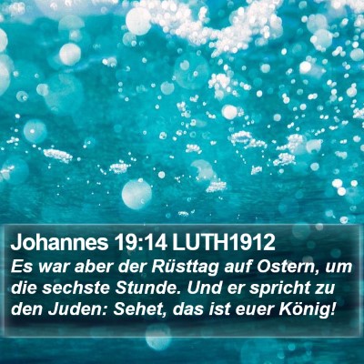 Johannes 19:14 LUTH1912 Bible Verse Image