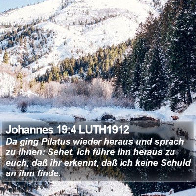 Johannes 19:4 LUTH1912 Bible Verse Image