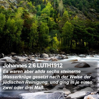 Johannes 2:6 LUTH1912 Bible Verse Image