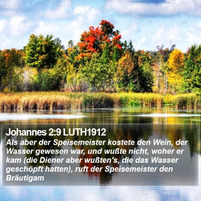 Johannes 2:9 LUTH1912 Bible Verse Image