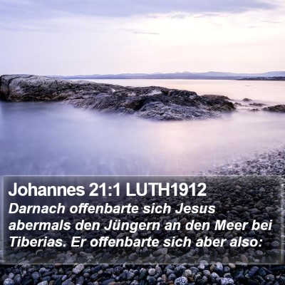 Johannes 21:1 LUTH1912 Bible Verse Image