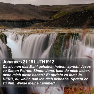 Johannes 21:15 LUTH1912 Bible Verse Image