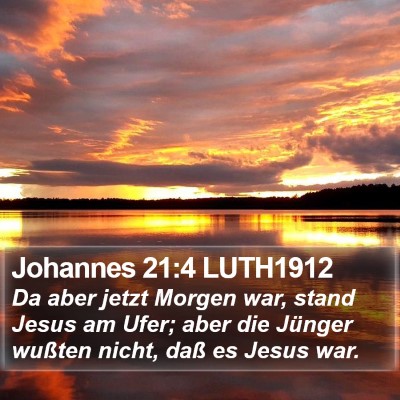 Johannes 21:4 LUTH1912 Bible Verse Image