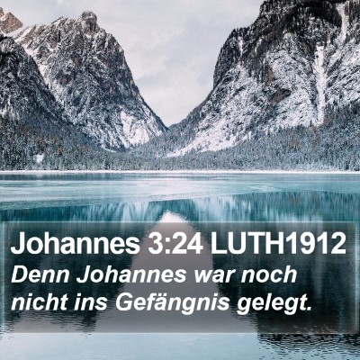 Johannes 3:24 LUTH1912 Bible Verse Image