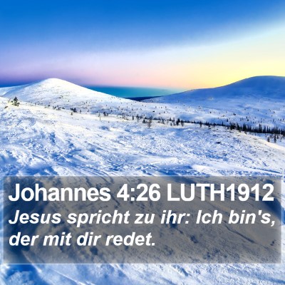 Johannes 4:26 LUTH1912 Bible Verse Image