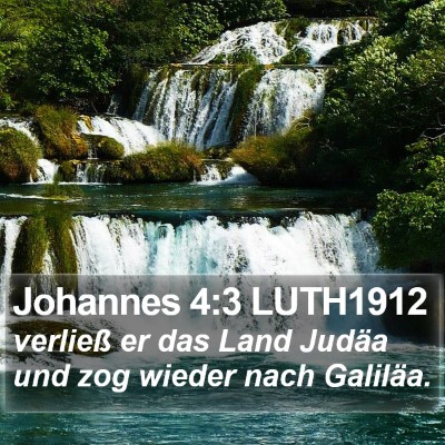 Johannes 4:3 LUTH1912 Bible Verse Image