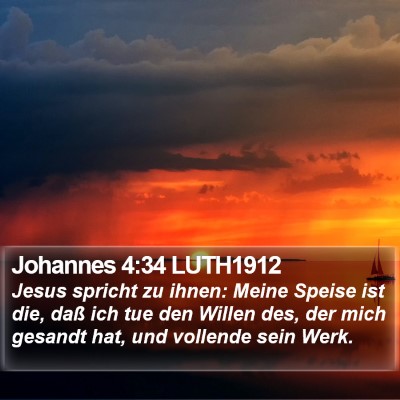 Johannes 4:34 LUTH1912 Bible Verse Image