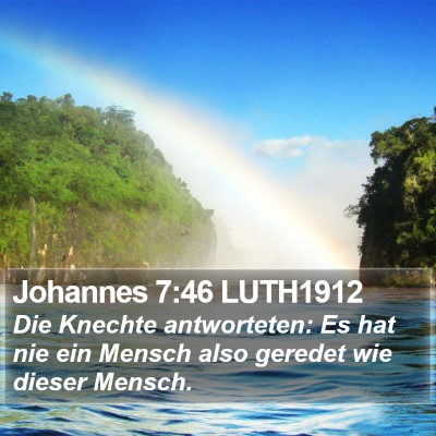 Johannes 7:46 LUTH1912 Bible Verse Image