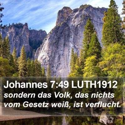 Johannes 7:49 LUTH1912 Bible Verse Image