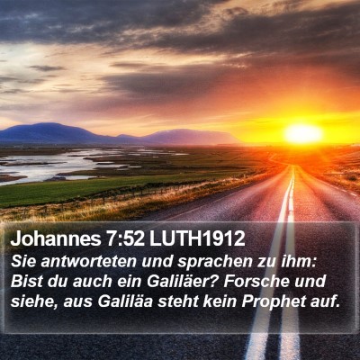 Johannes 7:52 LUTH1912 Bible Verse Image