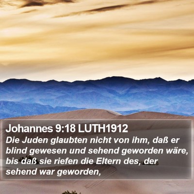 Johannes 9:18 LUTH1912 Bible Verse Image