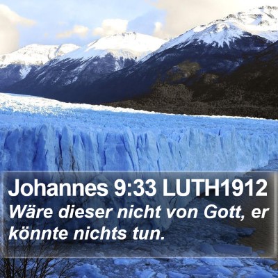 Johannes 9:33 LUTH1912 Bible Verse Image