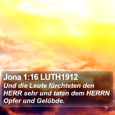 Jona 1:16 LUTH1912 Bible Verse Image