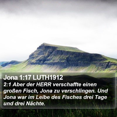 Jona 1:17 LUTH1912 Bible Verse Image