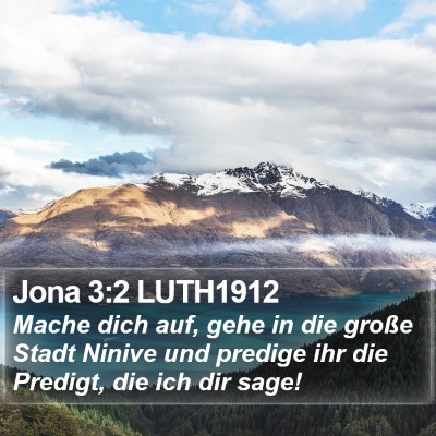 Jona 3:2 LUTH1912 Bible Verse Image