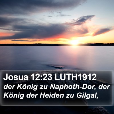 Josua 12:23 LUTH1912 Bible Verse Image