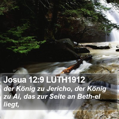 Josua 12:9 LUTH1912 Bible Verse Image