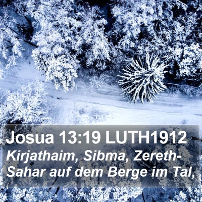 Josua 13:19 LUTH1912 Bible Verse Image