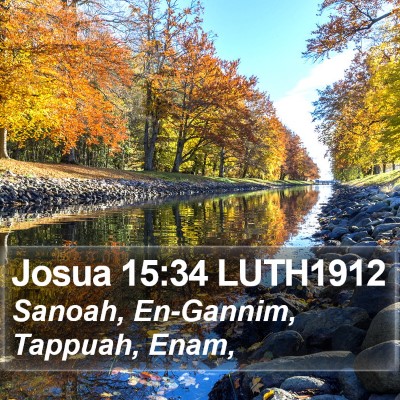 Josua 15:34 LUTH1912 Bible Verse Image