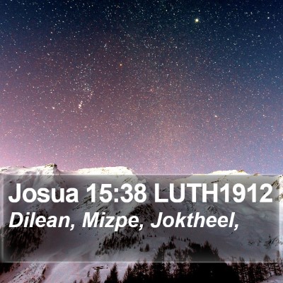 Josua 15:38 LUTH1912 Bible Verse Image