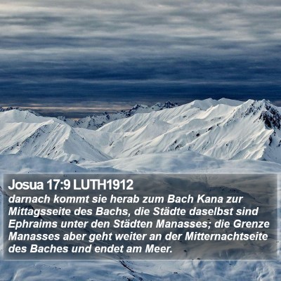 Josua 17:9 LUTH1912 Bible Verse Image