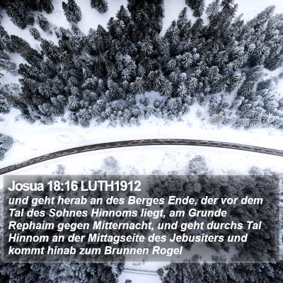 Josua 18:16 LUTH1912 Bible Verse Image
